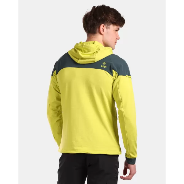  Pánská fleece mikina KILPI MEMPHIS-M VM0201KI SVĚTLE ZELENÁ 