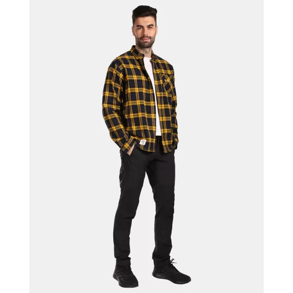  Pánská košile KILPI FLANNY-M VM0380KI ŽLUTÁ 