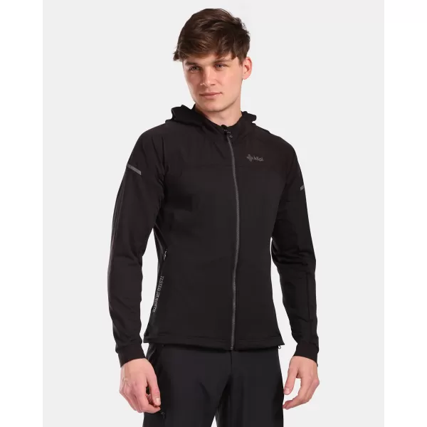  Pánská fleece mikina KILPI MEMPHIS-M VM0201KI ČERNÁ 