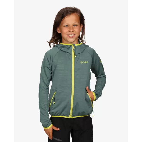  Chlapecká fleece mikina KILPI MEMPHIS-JB VJ0201KI KHAKI 