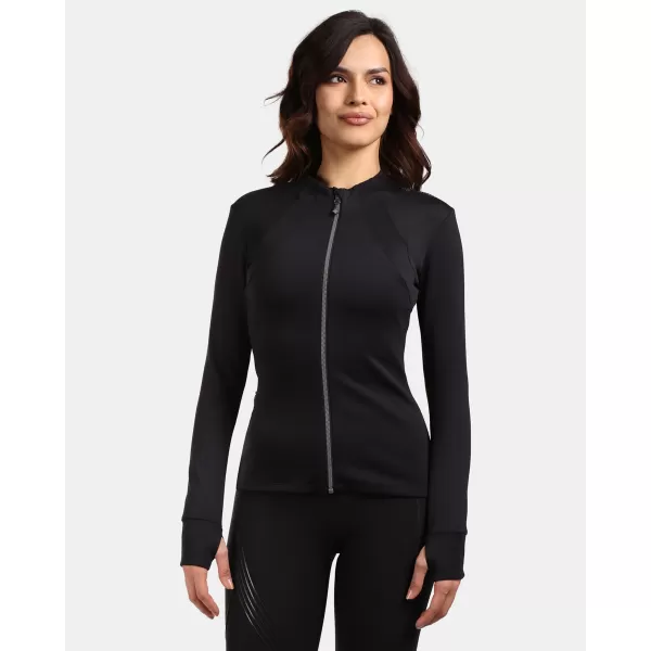  Dámská fleece mikina KILPI LAJEN-W VL0206KI ČERNÁ 