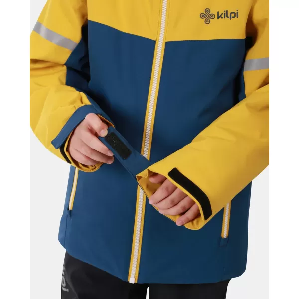  Chlapecká lyžařská bunda KILPI ATENI-JB WJ0103KI ZLATÁ 