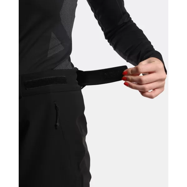  Dámské nepromokavé outdoorové kalhoty KILPI MESTALO-W WL0401KI ČERNÁ 