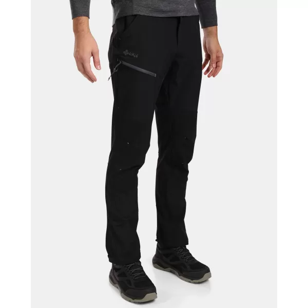  Pánské outdoorové kalhoty KILPI VILLAIN-M WM0411KI ČERNÁ 