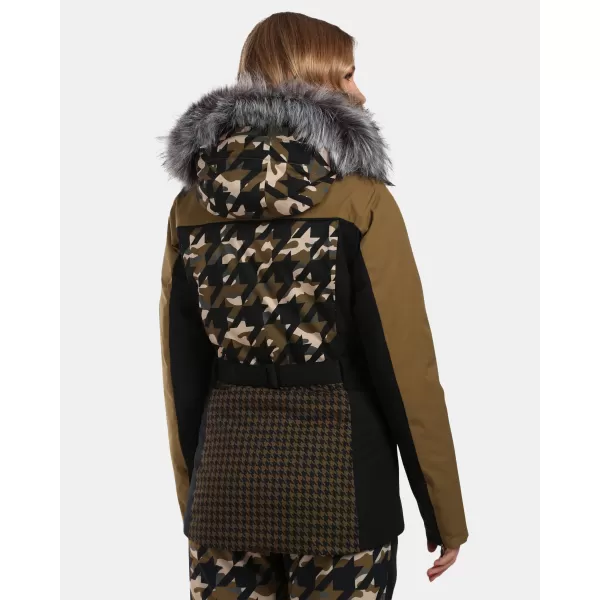  Dámská lyžařská bunda KILPI CLAIR-W WL0107KI KHAKI 