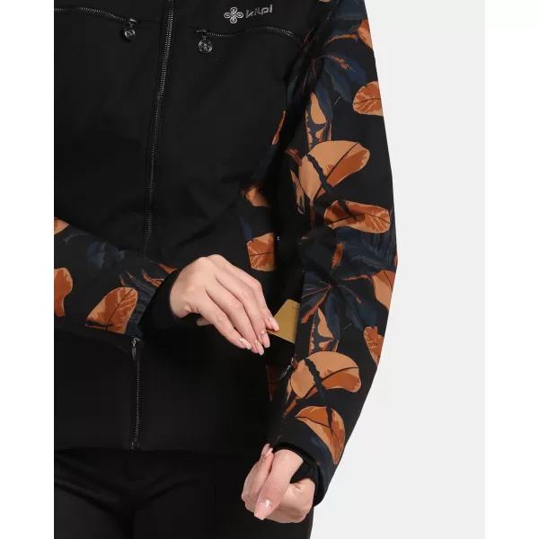  Dámská lyžařská bunda KILPI LENA-W WL0108KI HNĚDÁ 