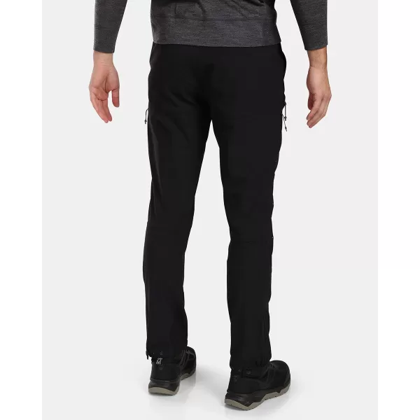  Pánské outdoorové kalhoty KILPI VILLAIN-M WM0411KI ČERNÁ 