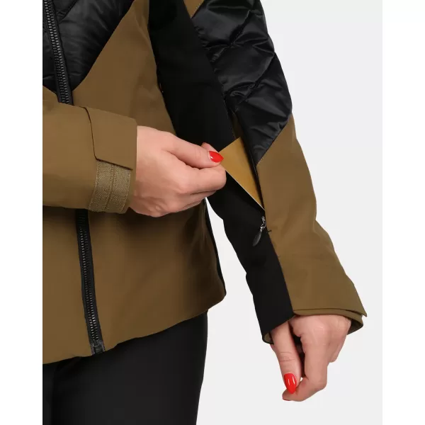  Dámská lyžařská bunda KILPI LIN-W WL0110KI KHAKI 