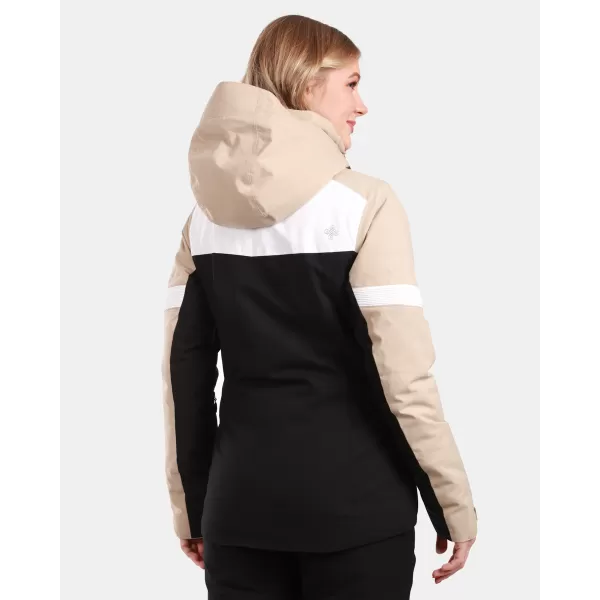 Dámská lyžařská bunda KILPI VALERA-W WL0106KI BÉŽOVÁ 