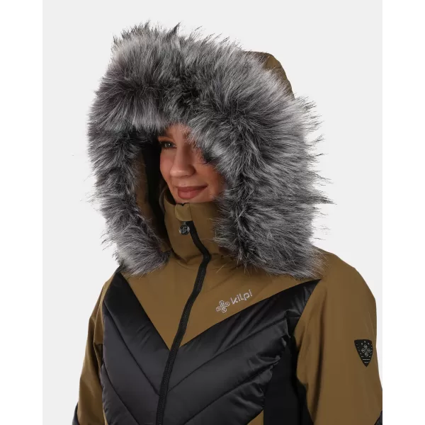  Dámská lyžařská bunda KILPI LIN-W WL0110KI KHAKI 