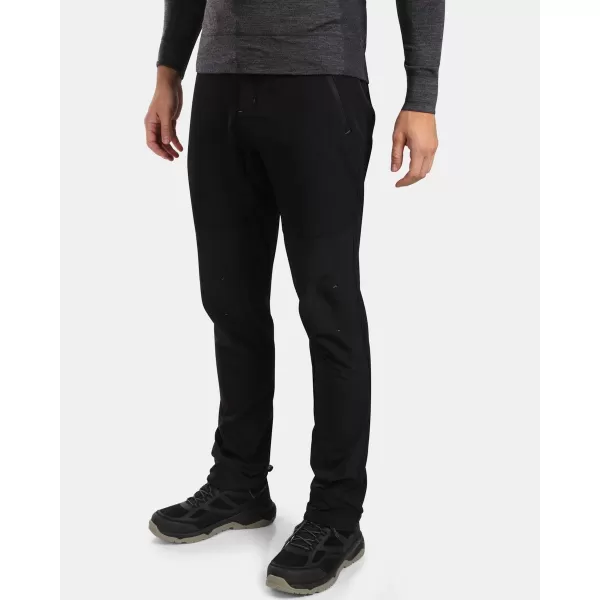  Pánské outdoorové kalhoty KILPI TIDE-M WM0413KI ČERNÁ 