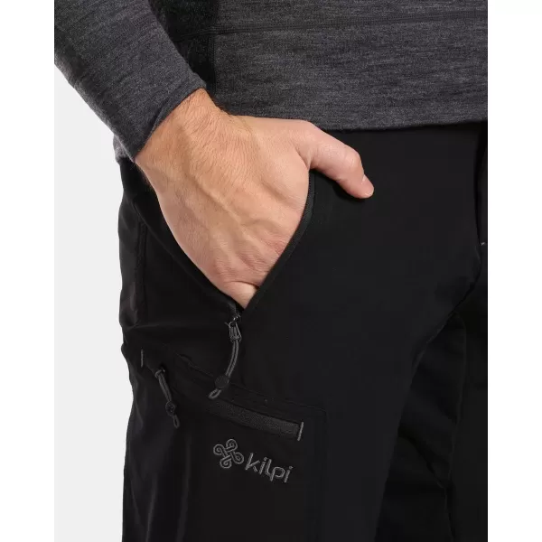  Pánské outdoorové kalhoty KILPI TIDE-M WM0413KI ČERNÁ 