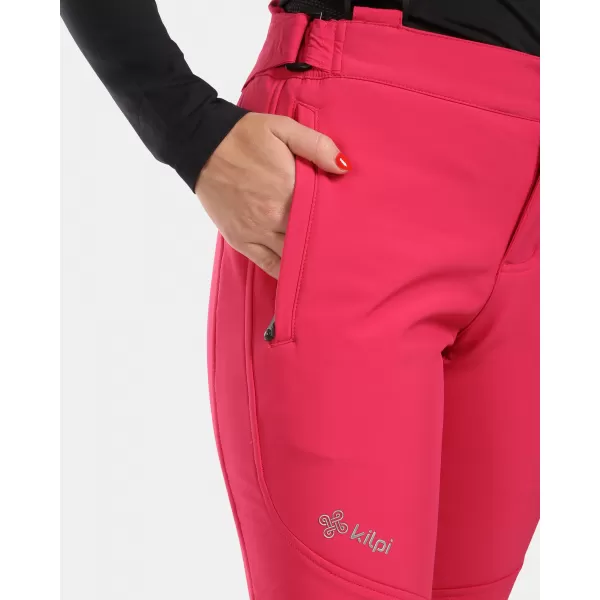  Dámské softshellové lyžařské kalhoty KILPI RHEA-W WL0409KI RŮŽOVÁ 