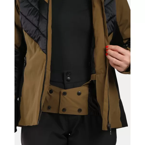  Dámská lyžařská bunda KILPI LIN-W WL0110KI KHAKI 