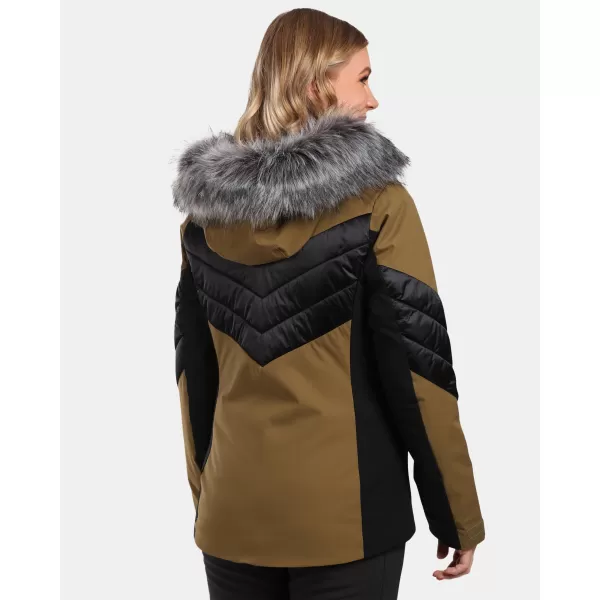  Dámská lyžařská bunda KILPI LIN-W WL0110KI KHAKI 