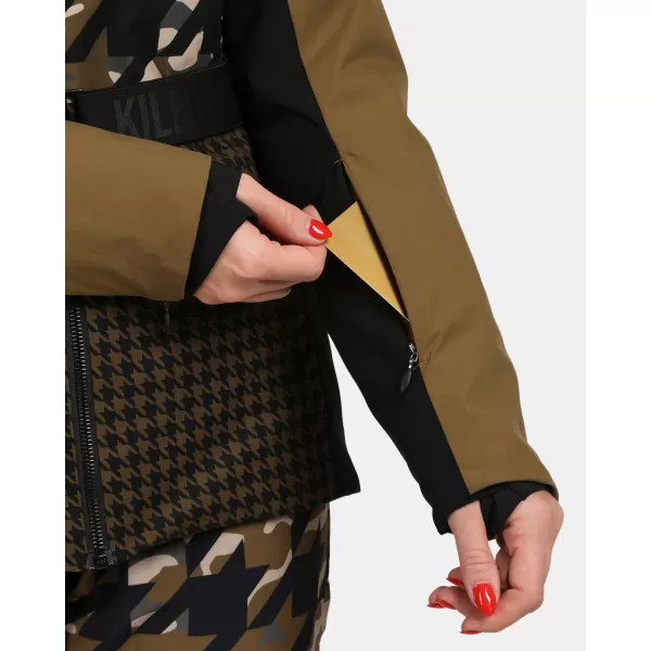  Dámská lyžařská bunda KILPI CLAIR-W WL0107KI KHAKI 