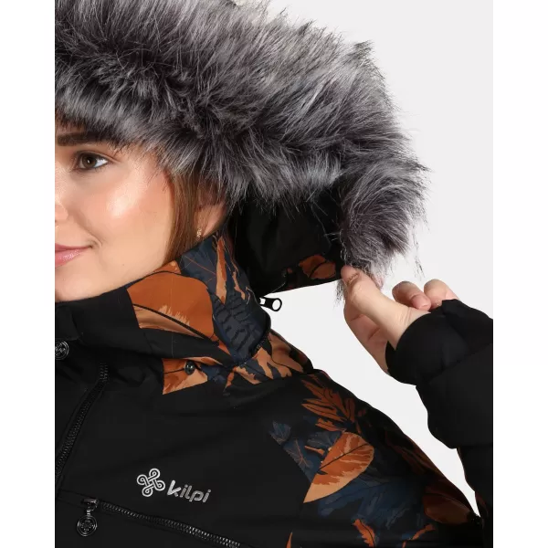  Dámská lyžařská bunda KILPI LENA-W WL0108KI HNĚDÁ 