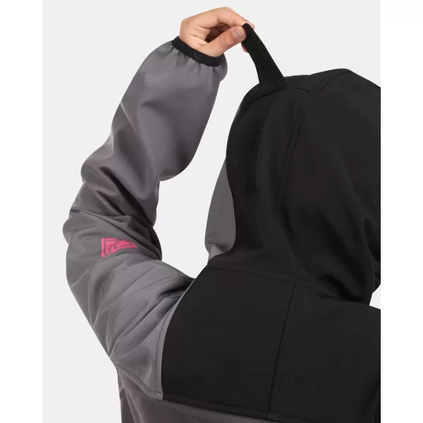  Dívčí softshellová bunda KILPI RAVIA-J WJ0113KI ČERNÁ 