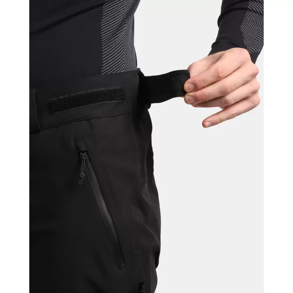  Pánské nepromokavé outdoorové kalhoty KILPI MESTALO-M WM0402KI ČERNÁ 
