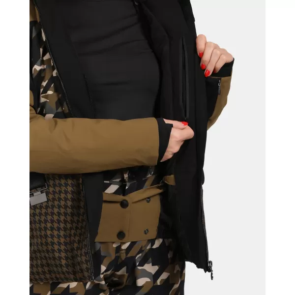  Dámská lyžařská bunda KILPI CLAIR-W WL0107KI KHAKI 