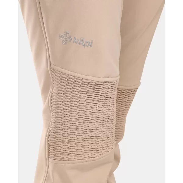  Dámské softshellové lyžařské kalhoty KILPI DIONE-W WL0408KI BÉŽOVÁ 