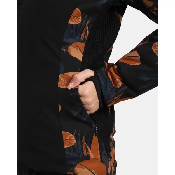  Dámská lyžařská bunda KILPI LENA-W WL0108KI HNĚDÁ 