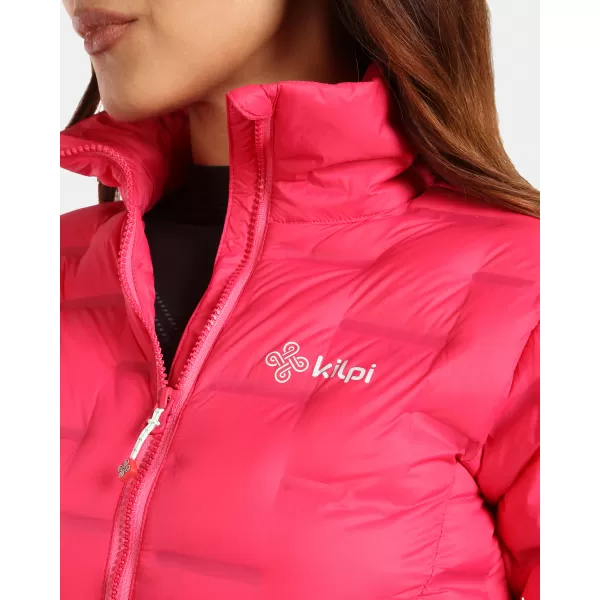  Dámská péřová bunda KILPI PAPILON-W WL0116KI RŮŽOVÁ 