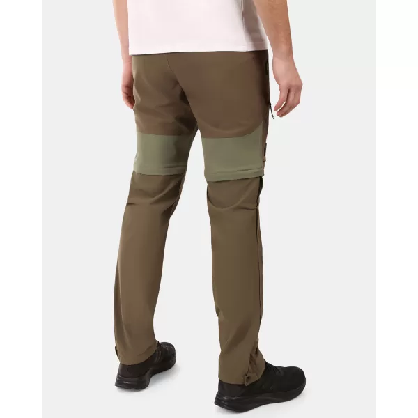  Pánské odepínací kalhoty KILPI HOSIO-M YM0403KI KHAKI 