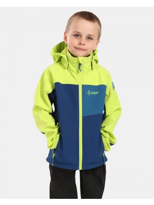 Chlapecká softshellová bunda KILPI RAVIO-J YJ0107KI TMAVĚ MODRÁ
