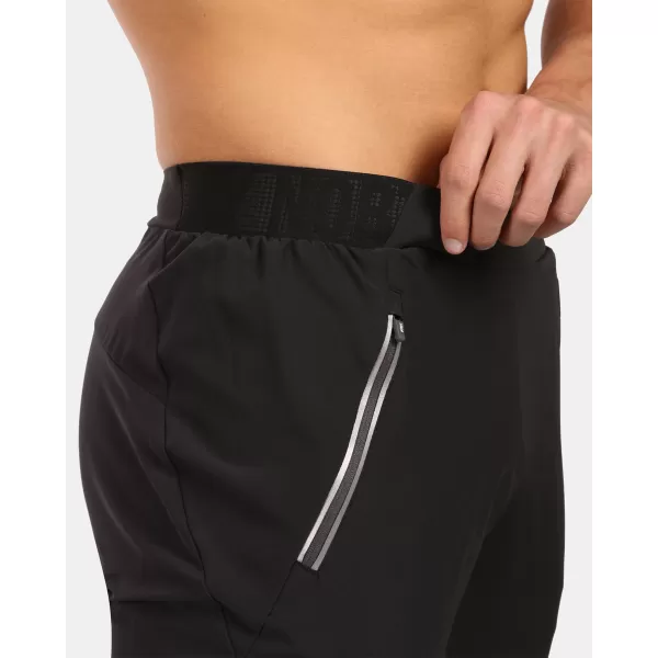  Pánské běžecké kalhoty KILPI HEYES-M YM0407KI ČERNÁ 