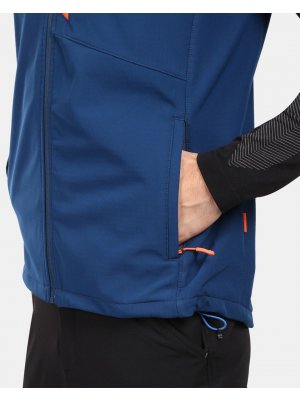 Pánská softshellová vesta KILPI NOIL-M YM0114KI TMAVĚ MODRÁ