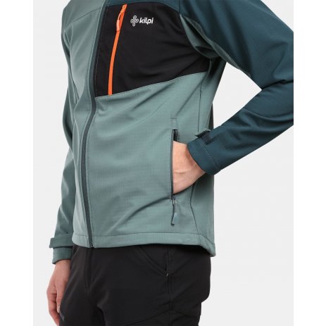  Pánská softshellová bunda KILPI ONTAVIO-M YM0111KI KHAKI 