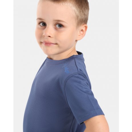  Dětské funkční triko KILPI DIMA-J YJ0301KI TMAVĚ MODRÁ 