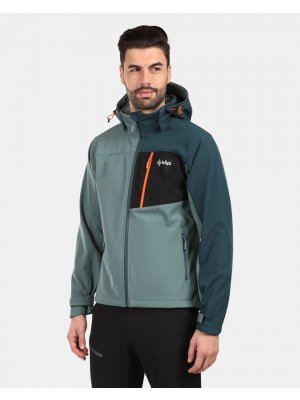Pánská softshellová bunda KILPI ONTAVIO-M YM0111KI KHAKI