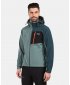 Pánská softshellová bunda KILPI ONTAVIO-M YM0111KI KHAKI