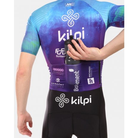  Cyklistická kombinéza s krátkým rukávem KILPI AURORA-M YM0367KI MODRÁ 