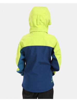Chlapecká softshellová bunda KILPI RAVIO-J YJ0107KI TMAVĚ MODRÁ