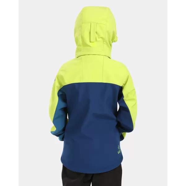  Chlapecká softshellová bunda KILPI RAVIO-J YJ0107KI TMAVĚ MODRÁ 