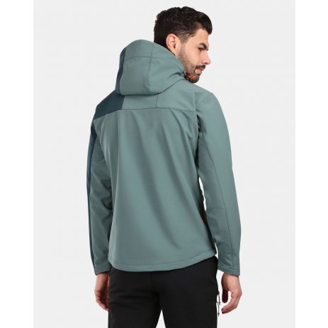  Pánská softshellová bunda KILPI ONTAVIO-M YM0111KI KHAKI 