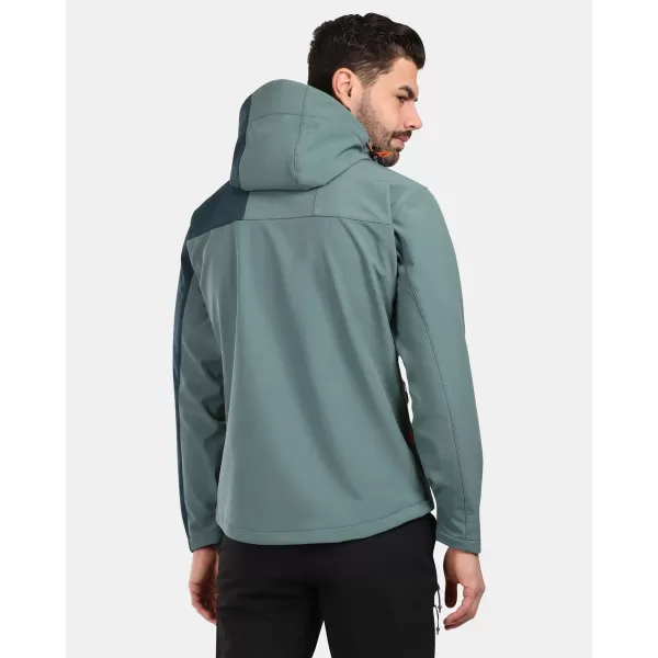  Pánská softshellová bunda KILPI ONTAVIO-M YM0111KI KHAKI 