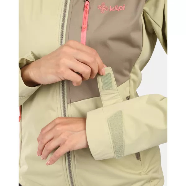  Dámská softshellová bunda KILPI BELTRA-W YL0110KI BÉŽOVÁ 