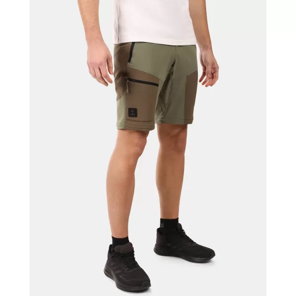  Pánské odepínací kalhoty KILPI HOSIO-M YM0403KI KHAKI 