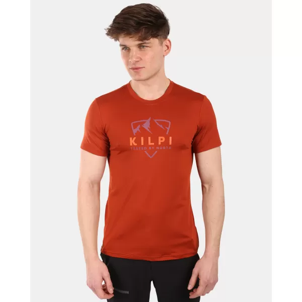  Pánské funkční triko KILPI LISMAIN-M YM0302KI HNĚDÁ 