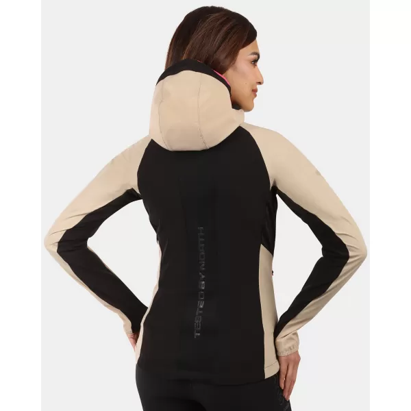  Dámská softshellová bunda KILPI BALEO-W YL0125KI BÉŽOVÁ 