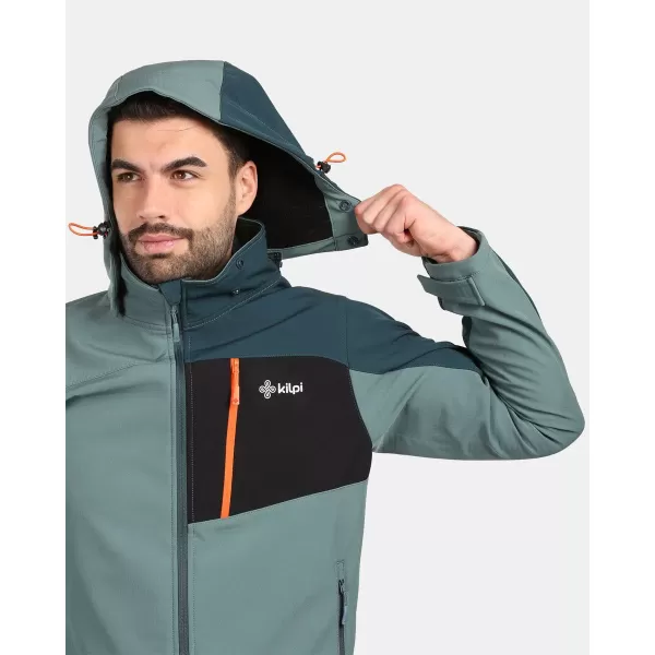  Pánská softshellová bunda KILPI ONTAVIO-M YM0111KI KHAKI 