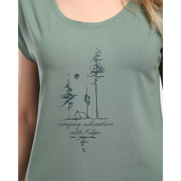 Dámské triko KILPI ROANE-W YL0364KI KHAKI 