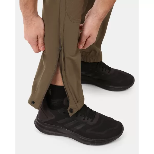  Pánské odepínací kalhoty KILPI HOSIO-M YM0403KI KHAKI 